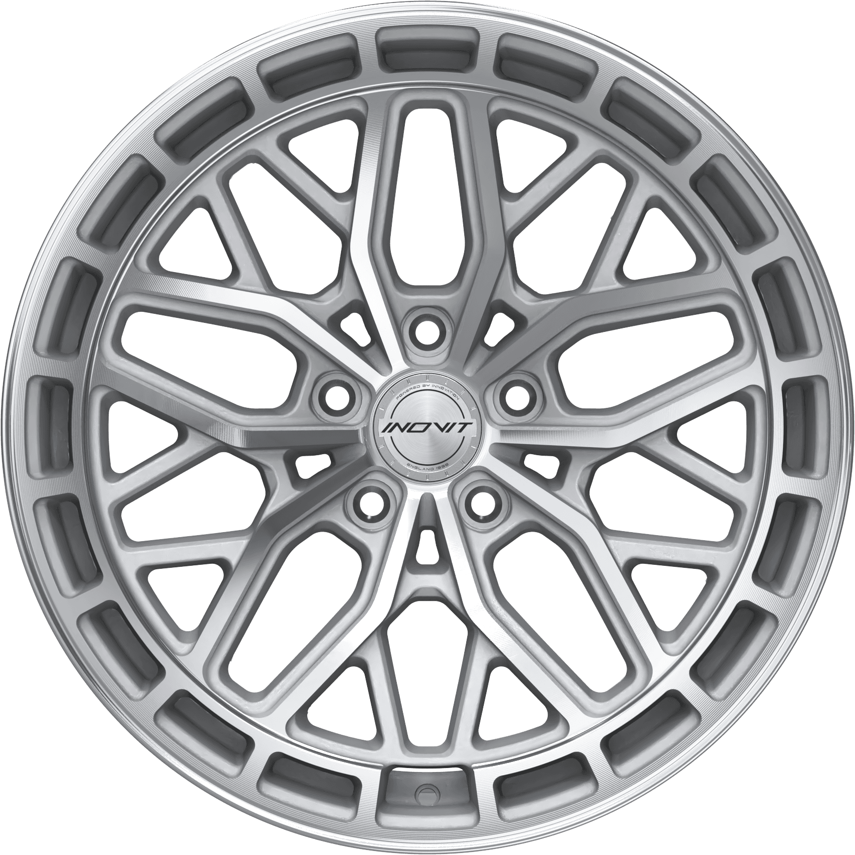 VORTEX II — Silver Machined Face Satin Lacquer