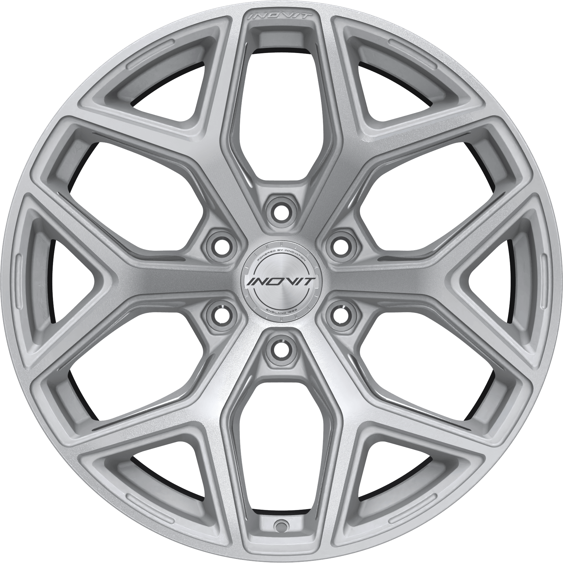 FORCE 6 — Silver Machined Carbon Satin Lacquer
