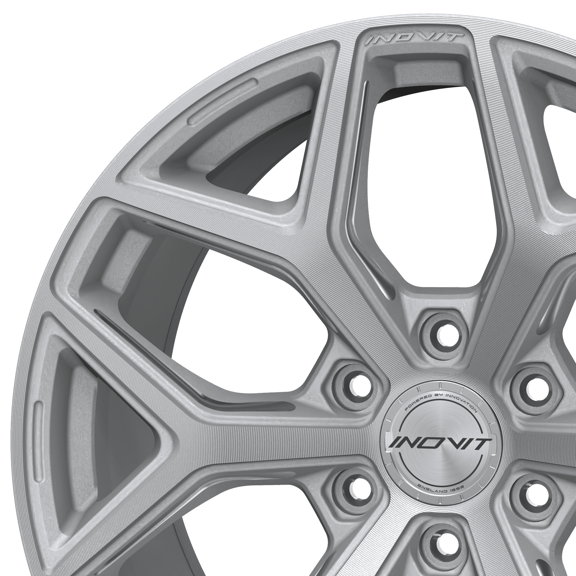 FORCE 6 — Silver Machined Carbon Satin Lacquer — Detail 1