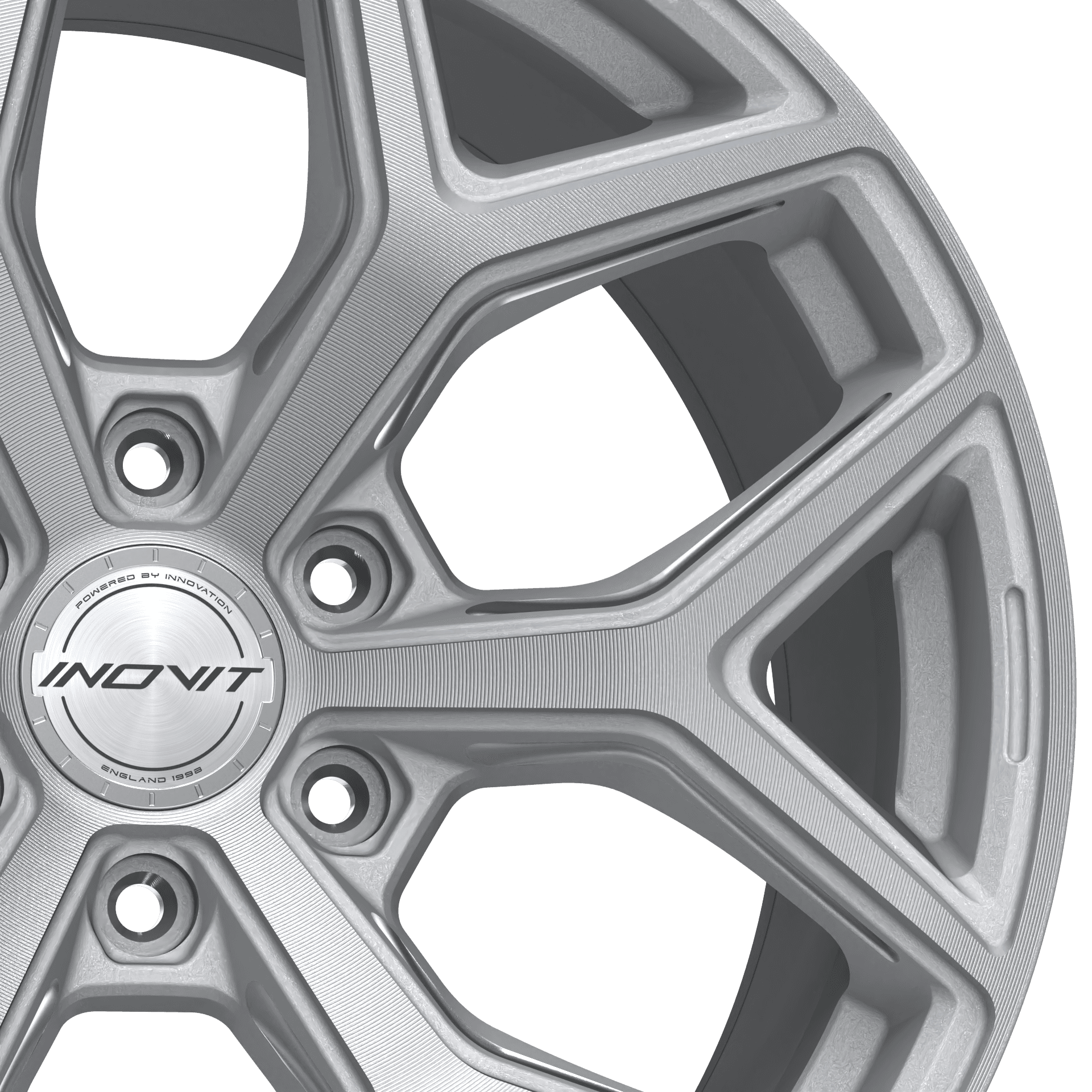 FORCE 6 — Silver Machined Carbon Satin Lacquer — Detail 2